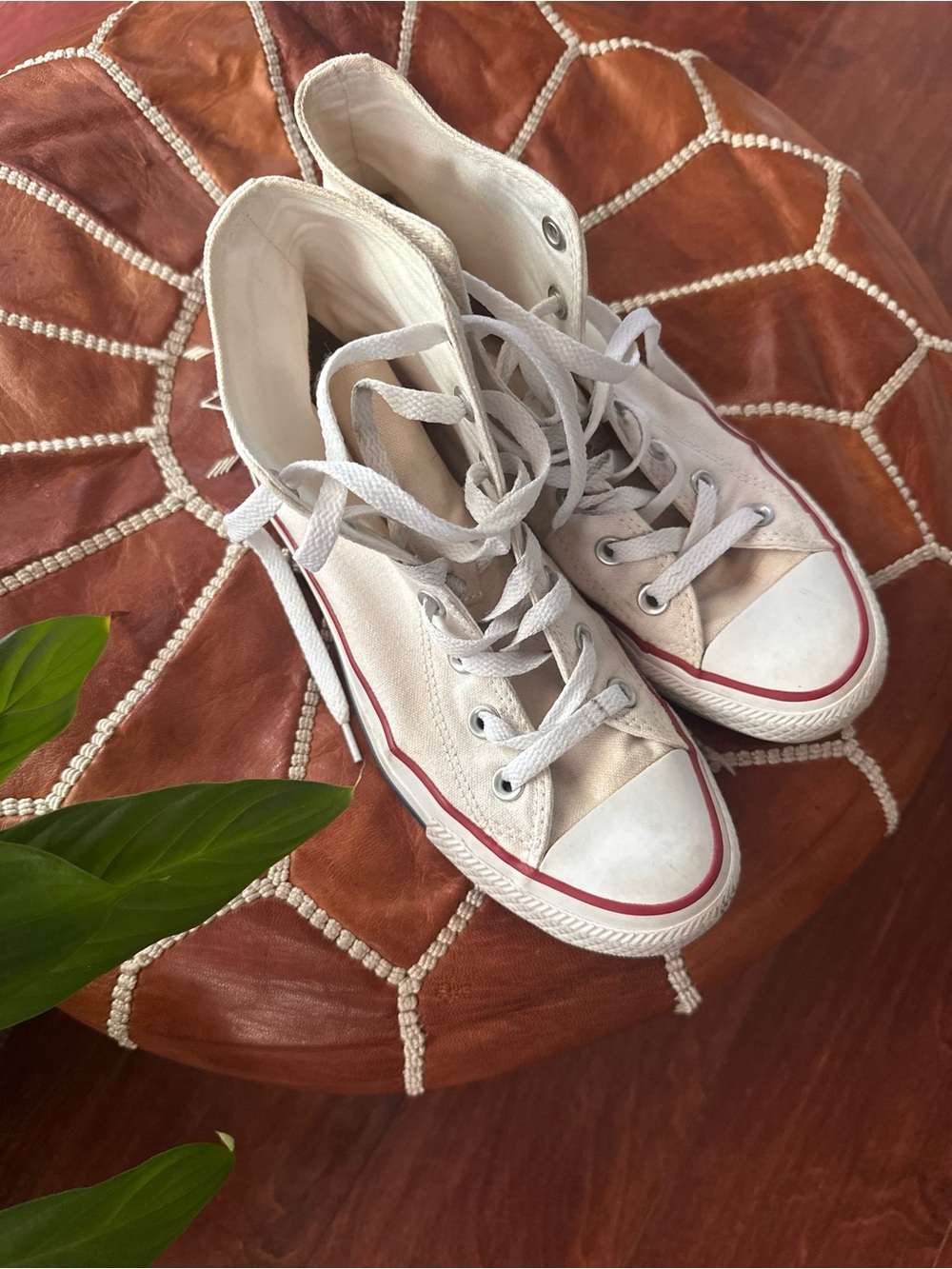 White Converse Chuck Taylor All Star High Tops